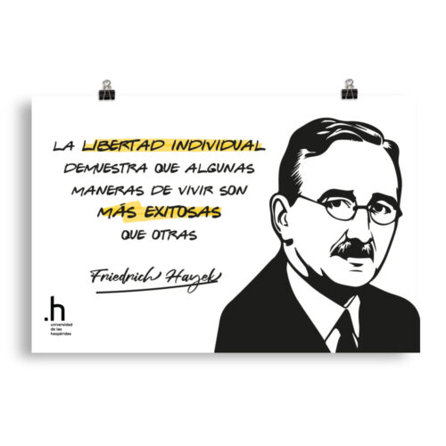 Póster .h | Friedrich Hayek