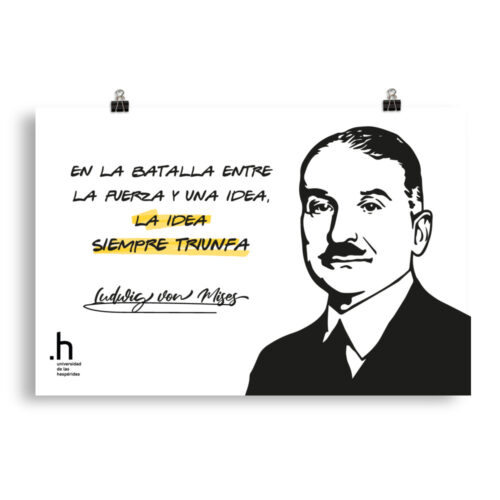 Póster .h | Ludwig von Mises